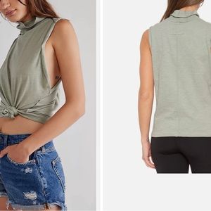 Free People Xena Seagrass Tank Sz S